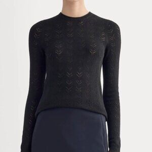 Everlane - Pointelle Crew in Ultrasoft Merino